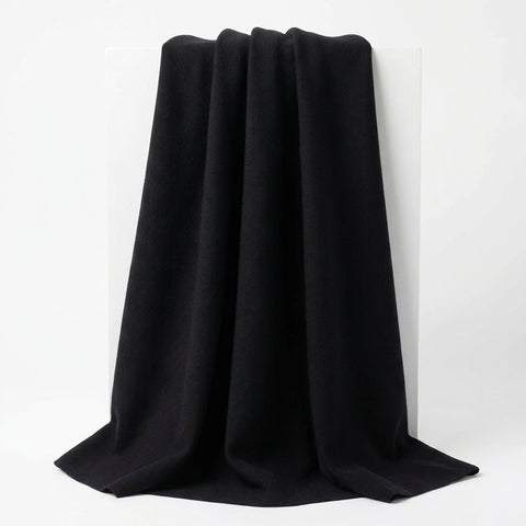 Black Ponte Knit, Viscose-Nylon