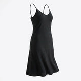 Polyester Viscose Stretch Rib Knit Fabric, 230 gsm — Black — mockup: dress bodycon