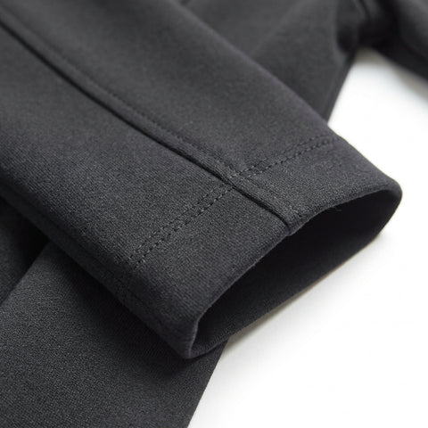 Black Ponte Knit, Viscose-Nylon