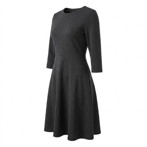 Black Ponte Knit, Polyester
