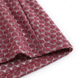 Maroon Textured Jacquard