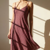 Maroon Textured Jacquard