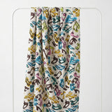 Black Abstract Jacquard, Polyester, 134 gsm
