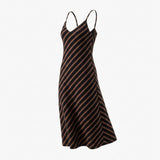 Black Vertical-Stripe Fleece, Cotton-Poly