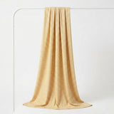 Gold Horizontal-Stripe Jersey Knit, Viscose