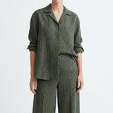 Light Grey Marl Woven, Linen-Poly