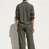 Light Grey Marl Woven, Linen-Poly