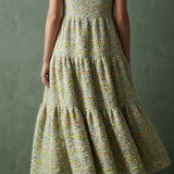 Yellow Textured Chunky Knit, Poly-Acrylic