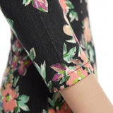 Pink Bold-Floral Canvas, Poly-Cotton
