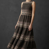 Cream Abstract Jacquard, Poly-Cotton