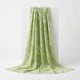 Light Green Leaf Chiffon, Nylon-Viscose