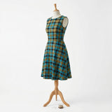 Black Plaid Twill, Cotton, 145 cm, ref EF-206441