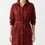 Black Tiger Linen-Look, Polyester