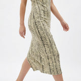 Black Abstract Jacquard, Cotton-Poly, 207 gsm