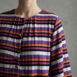 Black Horizontal-Stripe Rib Knit, Polyester, 200 gsm, 130 cm