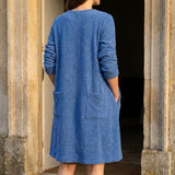 Blue Marl Chenille, Polyester