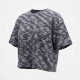Brown Zigzag Interlock Knit, Poly-Viscose