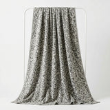 Black Abstract Chenille, Polyester