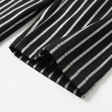Silver Vertical-Stripe Satin, Poly-Viscose