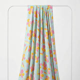 Pink Flowers Poplin, Cotton, 131 gsm