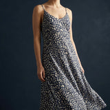 Off-White Animal Print Woven, Polyester