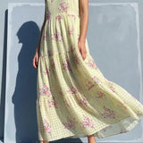 Pink Floral Chiffon, Polyester, 107 gsm