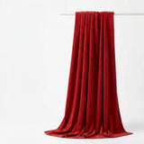 Polyester Cotton Velvet Fabric, 310 gsm, 170 cm — Red