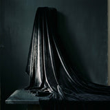 Velvet Fabric, 362 gsm, 165 cm — Black