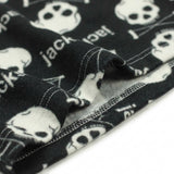 Black Skulls French Terry, Polyester