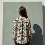 Black Zebra French Terry