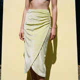 Grey Diagonal-Line Velvet, Poly-Cotton