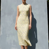 Pink Floral Crepe, Cotton-Poly, 198 gsm