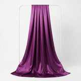 Polyester Stretch Satin Fabric, 240 gsm, 152 cm — Purple