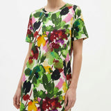 Green Abstract Scuba Knit, Polyester