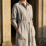 Off-White Linen-Look, Polyester
