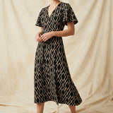 Beige Diamond Ponte Knit, Polyester