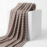 Maroon Diamond Jacquard, Polyester