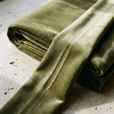 Olive Marl Velvet