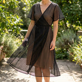 Mesh Fabric, 35 gsm, 160 cm — Black