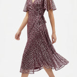 Silver Leopard Mesh
