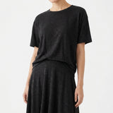 Dark Grey Marl Jersey Knit, Cotton-Poly, 200 gsm, ref EF-239639