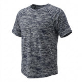 Dark Blue Lines Jersey Knit, Polyester