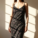 Pink Floral Ponte Knit, Polyester