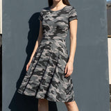 Grey Camo Mesh, Polyester