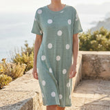 White Abstract Knit, Linen