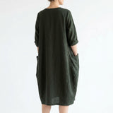 Black Textured Linen-Look, Polyester