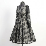 Black Floral Lace, Polyester