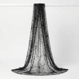 100% Polyester Mesh Fabric, 150 cm — Black