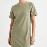 Polyester Stretch Scuba Knit Fabric, 280 gsm, 165 cm — Khaki