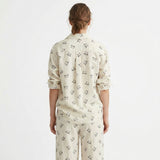 Black Cartoon-Cat Linen-Look, Polyester